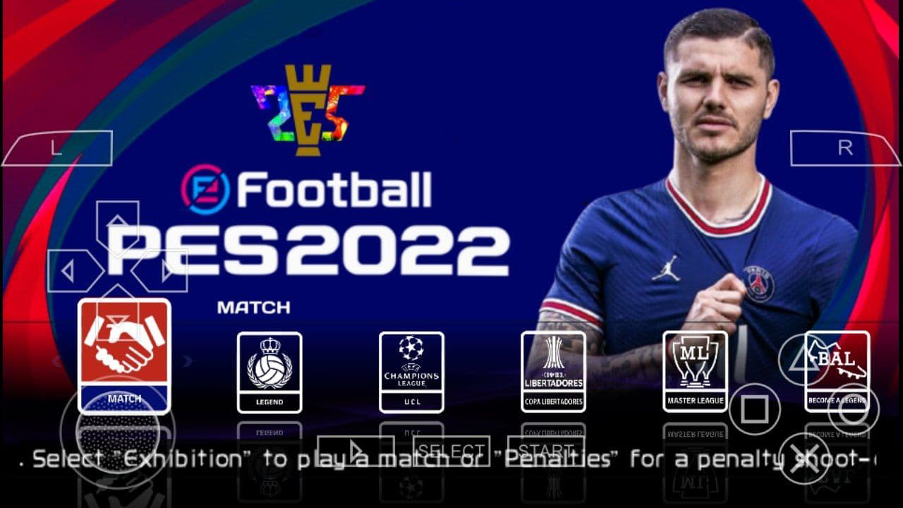 بازی PES 22 برای PSP اندروید 1